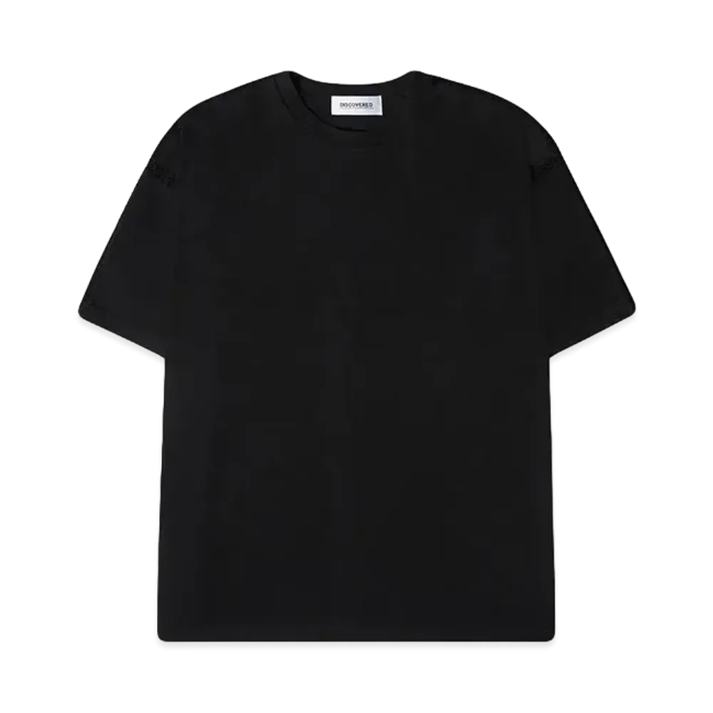 DISCOVERED SHELL STITCH S/S CUTSEWN "BLACK"