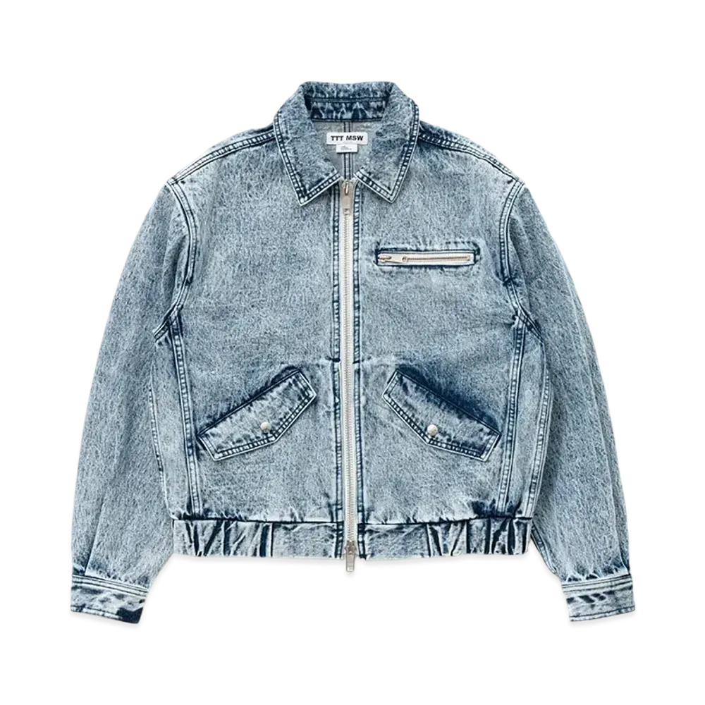 TTT MSW Washed Denim Jacket "Indigo"
