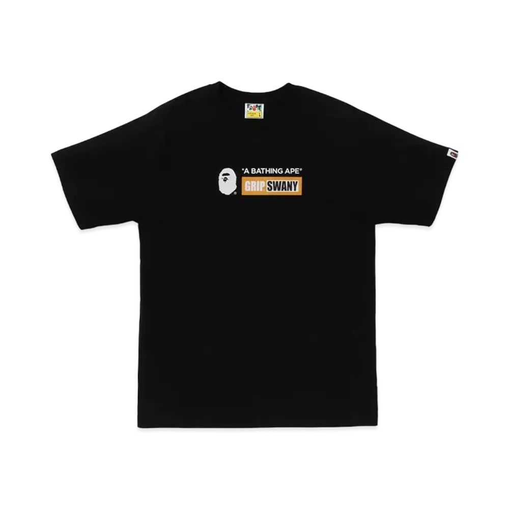 A BATHING APE x GRIP SWANY Tee "Black"