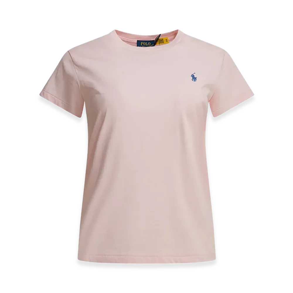 Polo Ralph Lauren Women's Crew-Neck T-Shirt With Logo "Pink"