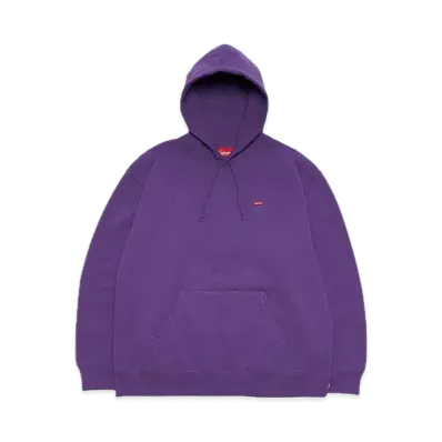 Supreme Small Box Hooded Sweatshirt "Purple" (22SS)