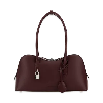 STELLA McCARTNEY Women's Synthetic Leather Ryder Medium Shoulder Bag "Bordeaux/Burgundy"