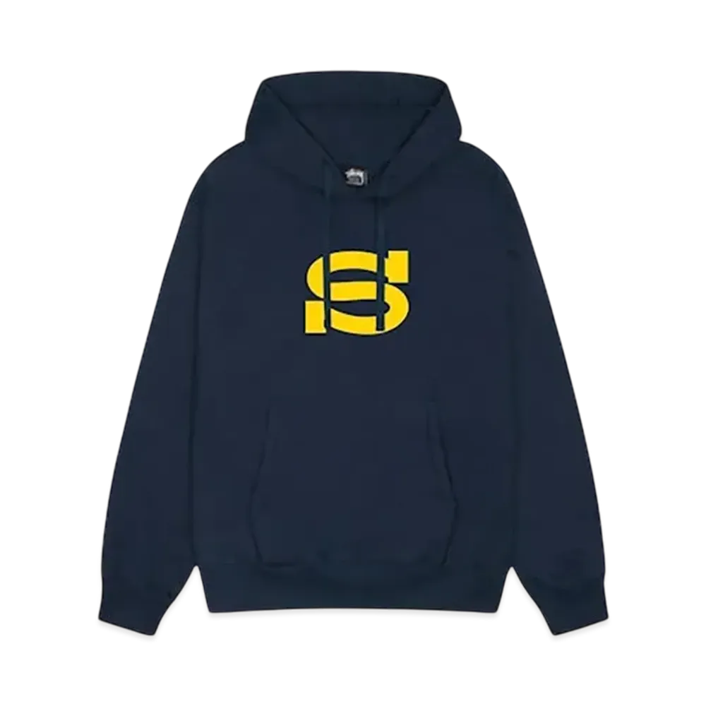 Stussy Letterman Hoodie "Navy"