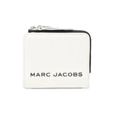 Marc Jacobs The Bold Colorblocked Mini Compact Zip Wallet "Cotton Multi"