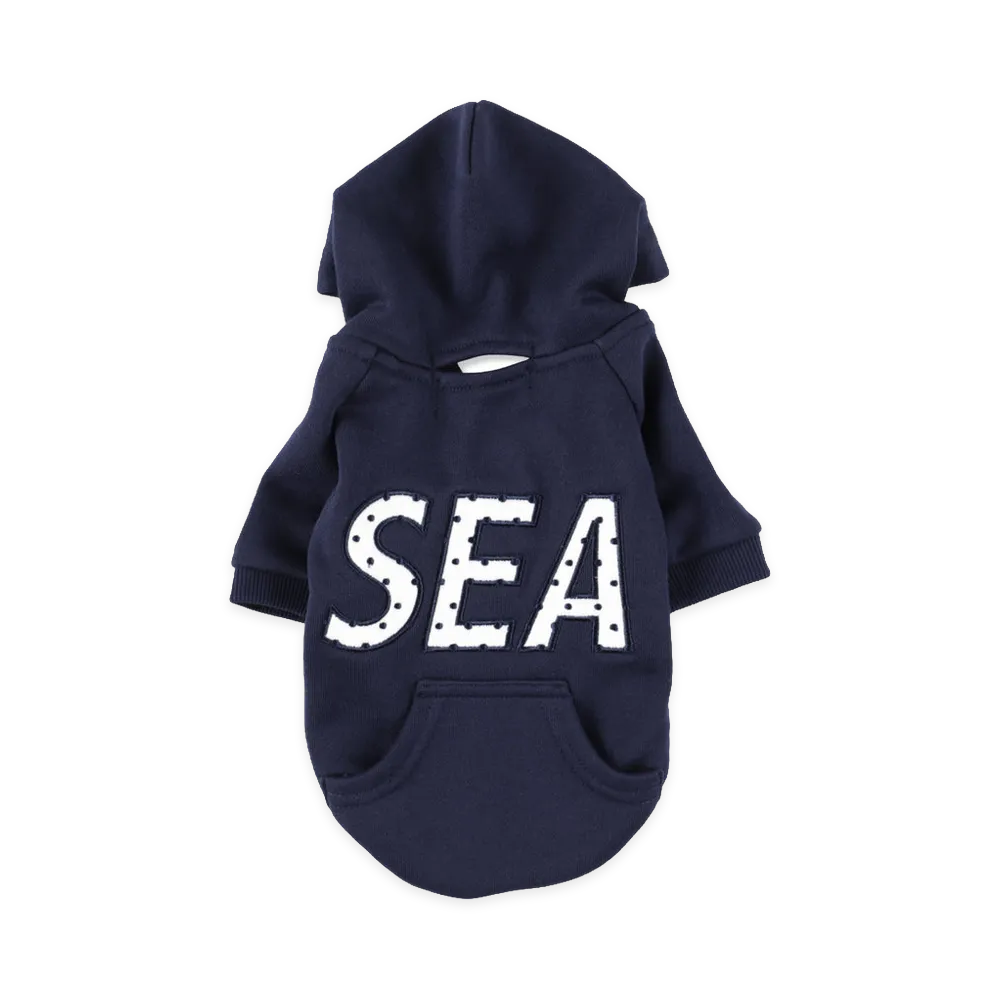 WIND AND SEA Dot Sea Patch Dog Sweat "Navy"