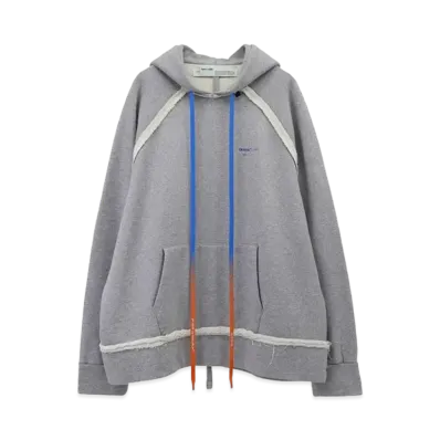 OFF-WHITE Oversized Acrylic Arrows Hoodie "Grey"