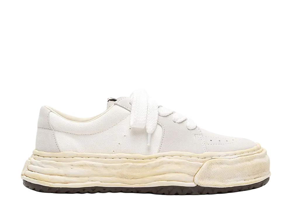 Maison MIHARA YASUHIRO ERIC OG Sole Overdyed Mix Material Low-top Sneakers "White"