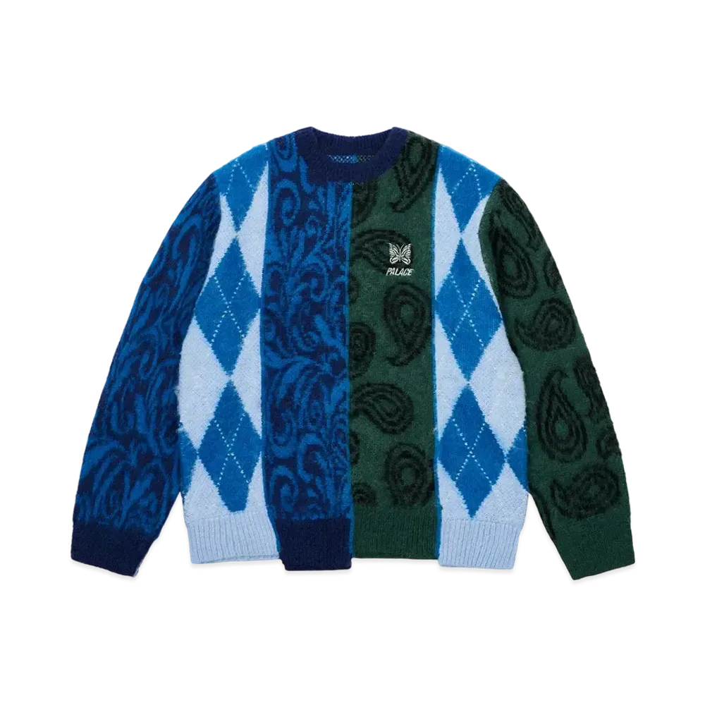 PALACE x NEEDLES Hairy Animal Knit "Multi Fabric"