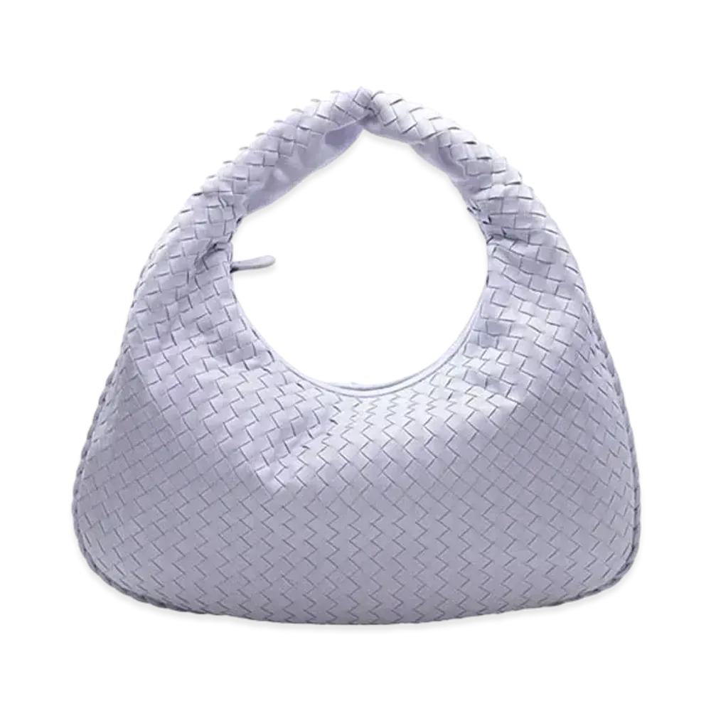 Bottega Veneta Lambskin Hand Bag "Purple"