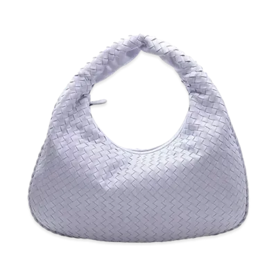 Bottega Veneta Lambskin Hand Bag "Purple"