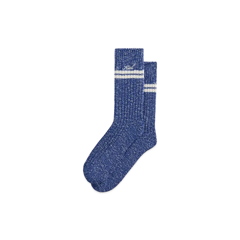 Kith Calf Stripe Marled Crew Sock "Cyclone"