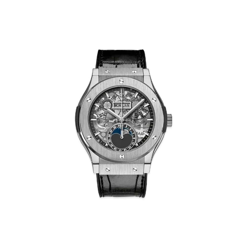 HUBLOT Classic Fusion Aerofusion Moonphase Titanium 42mm