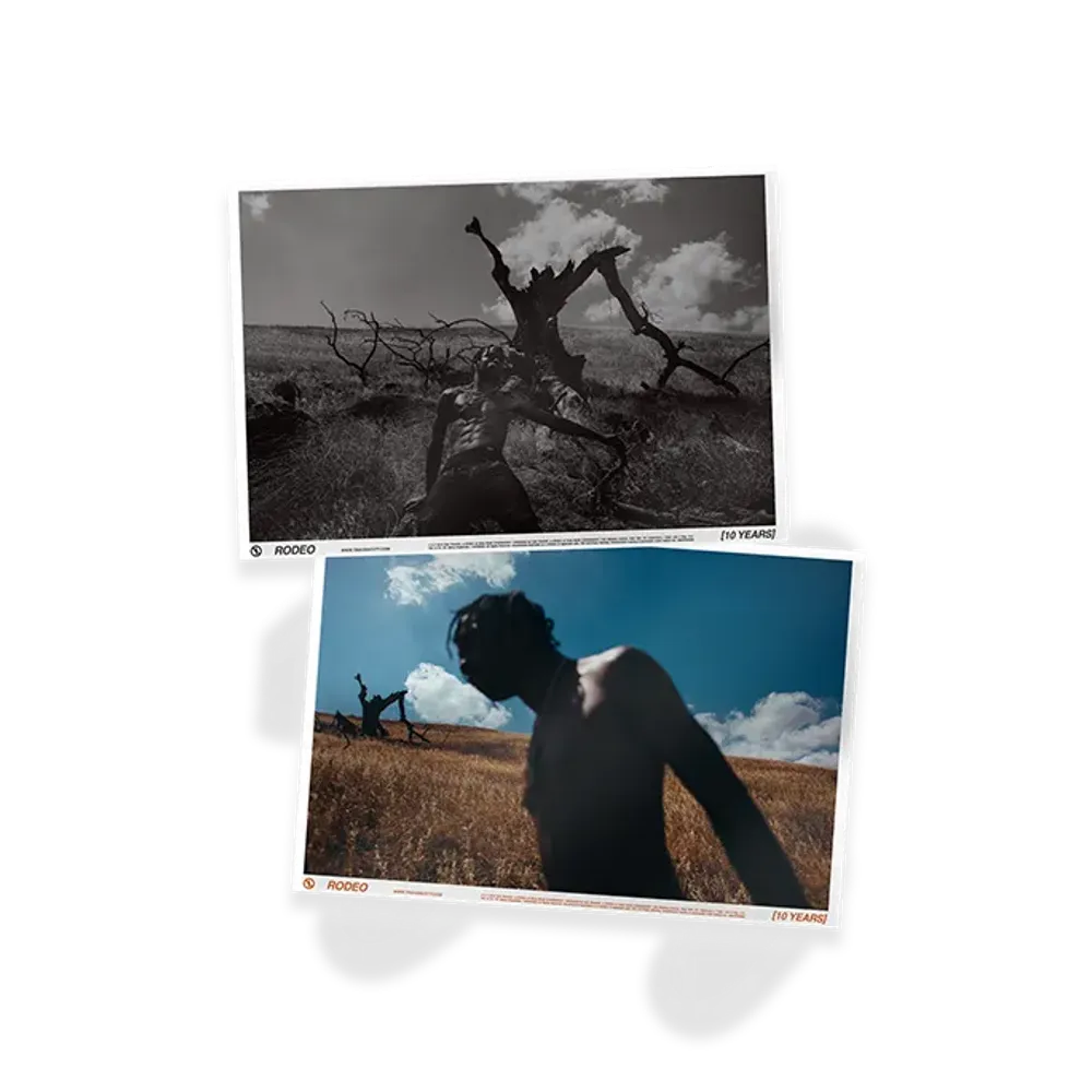 Travis Scott Cactus Jack x RODEO 10 Years Poster Pack ll "Multi"