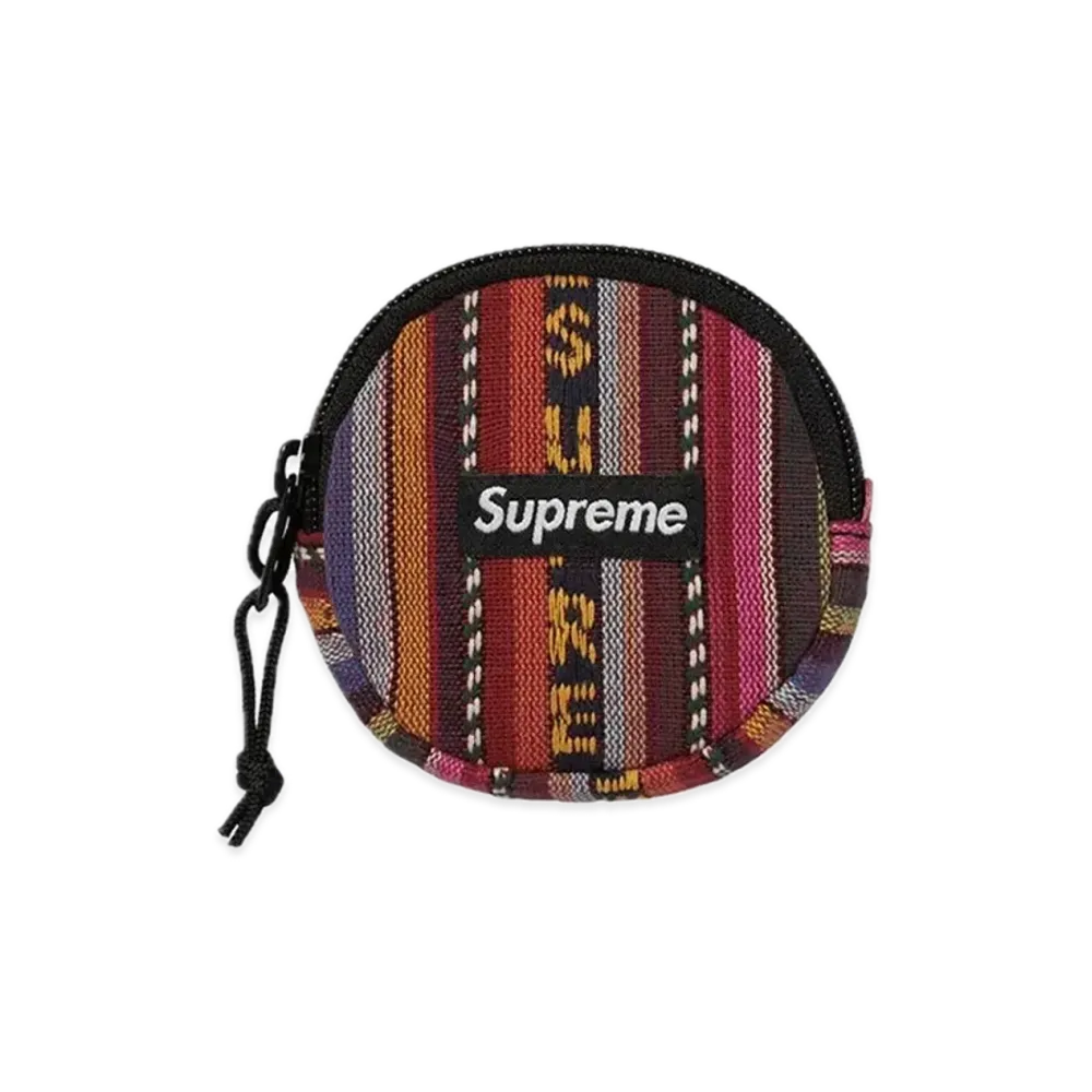 Supreme Woven Stripe Coin Pouch "Multicolor"