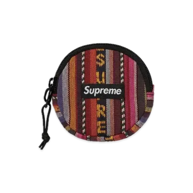 Supreme Woven Stripe Coin Pouch "Multicolor"
