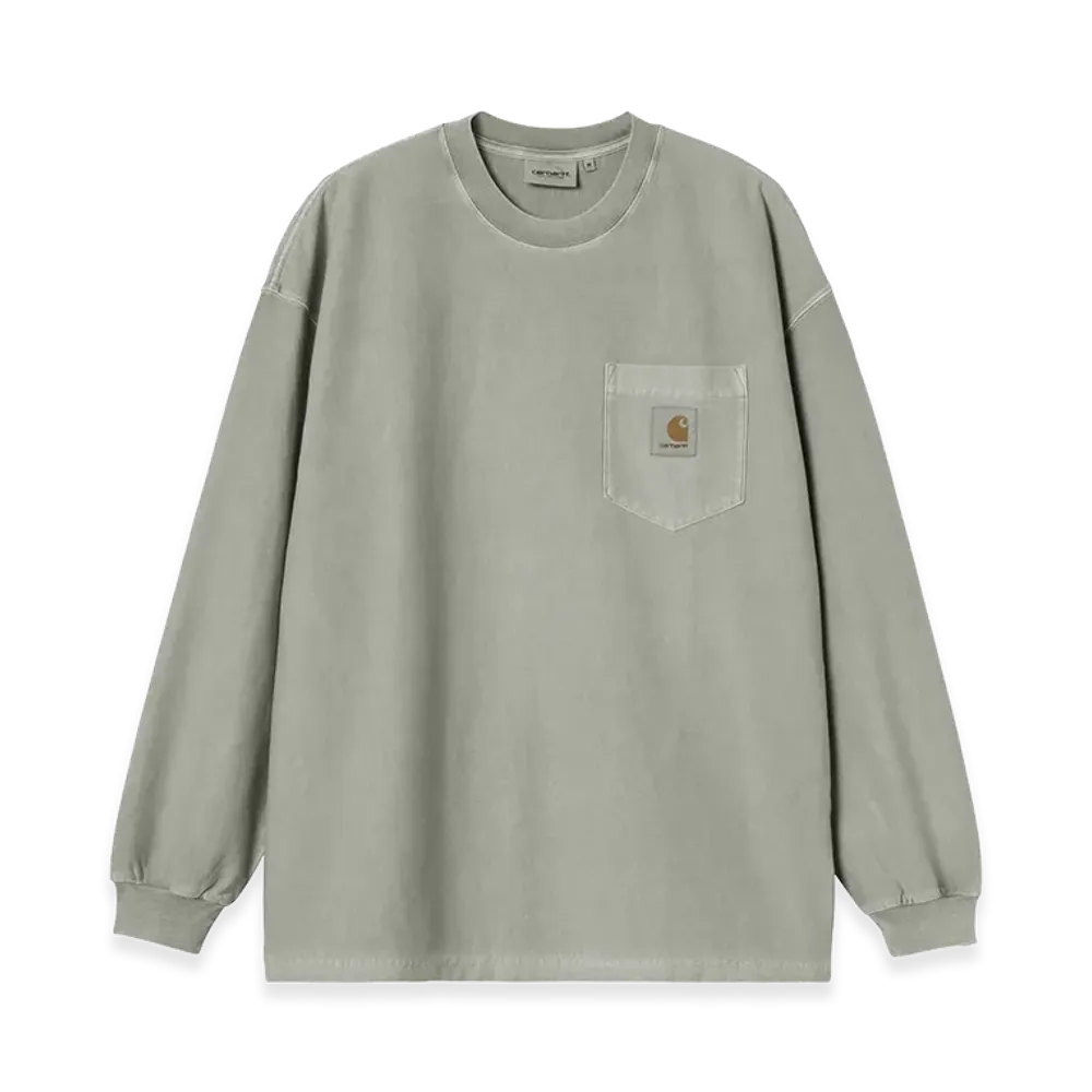 Carhartt WIP L/S Loose Pocket T-Shirt "Shady Green/Garment Dyed"