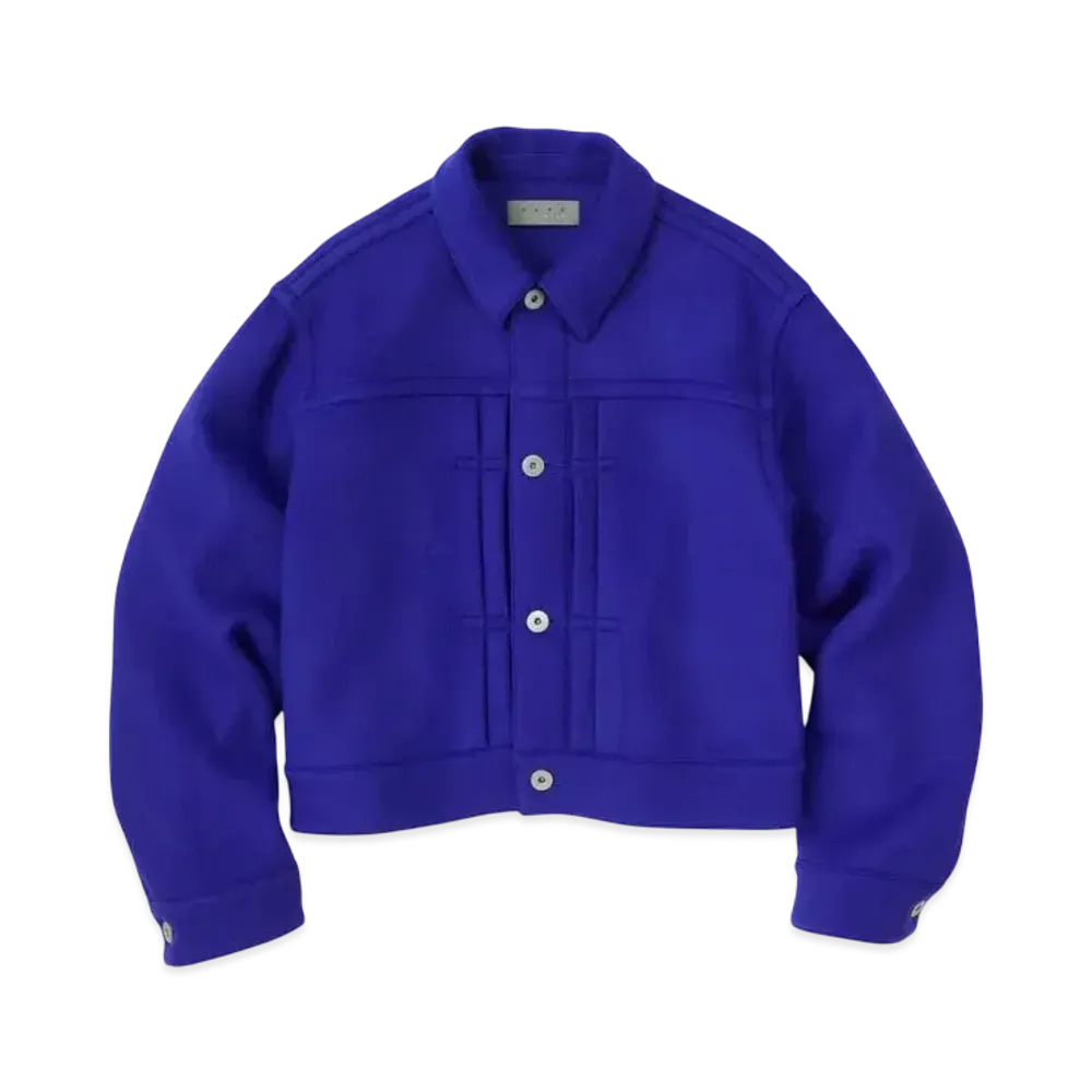 KURO Classical Melton Jacket "Blue"