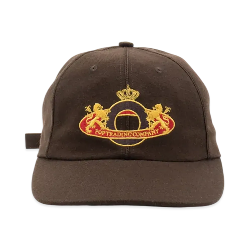 POP TRADING COMPANY Royal 6Panel Hat "Charcoal"