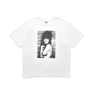 MINEDENIM Stie-lo x Irina.L "Sideways Figure" T-SH "White"