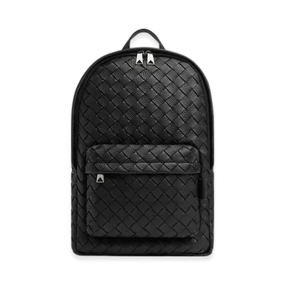 Bottega Veneta Intrecciato Backpack "Black"