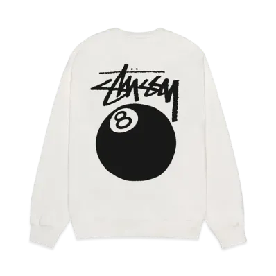 Stussy 8 Ball Crew Pigment Dyed "Natural"
