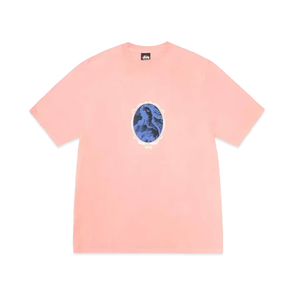 Stussy Venus Oval Pig. Dyed Tee "Coral"