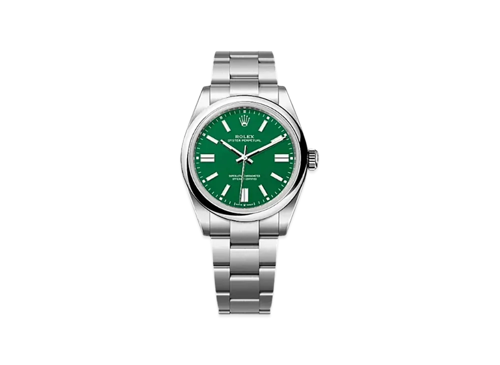 ROLEX Oyster Perpetual 41mm Oystersteel 134300 "Green"