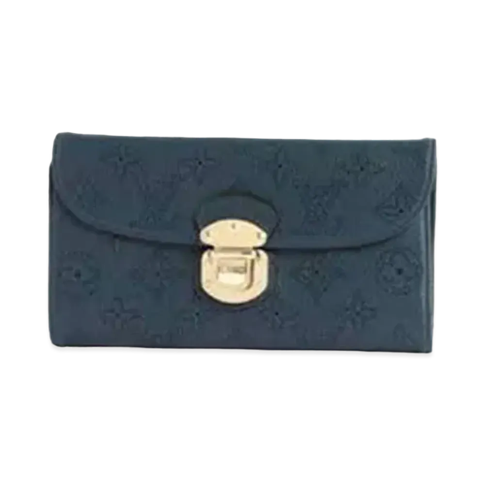 Louis Vuitton Amelia Wallet Mahina "Marine"