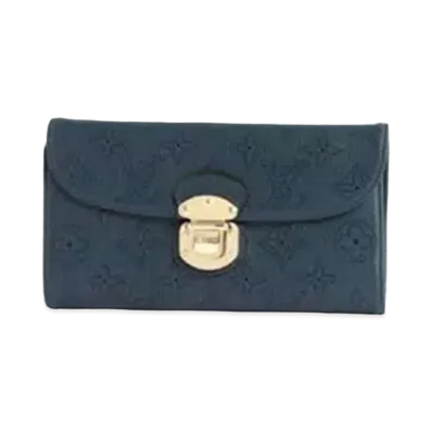 Louis Vuitton Amelia Wallet Mahina "Marine"
