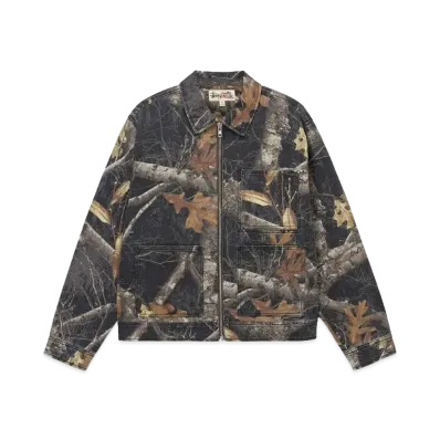 Stussy Zip Work Jacket Realtree Edge "Black"