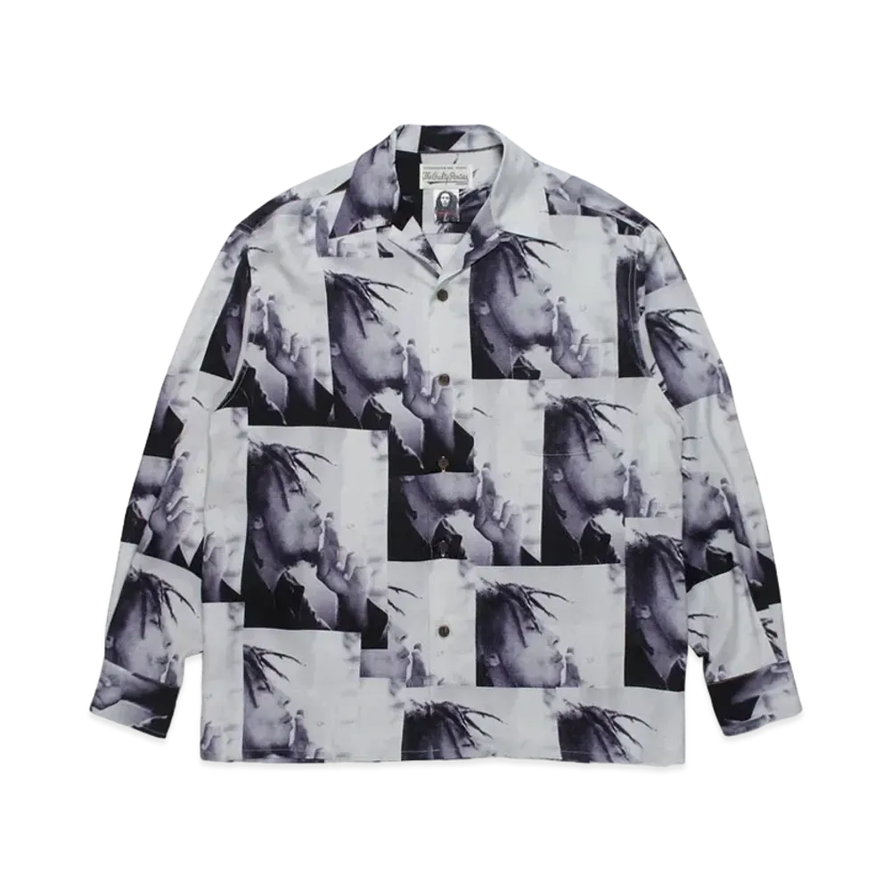 WACKO MARIA BOB MARLEY / Hawaiian Shirt "Gray"