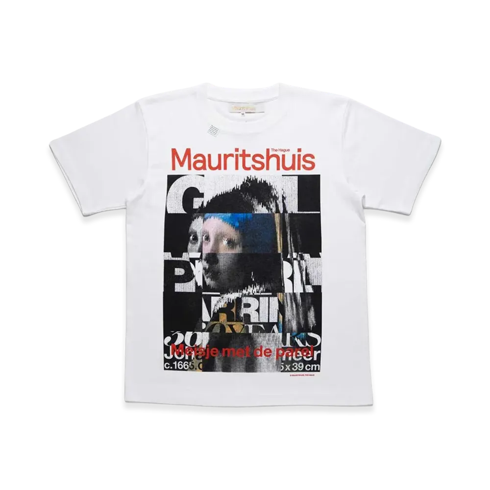 COMME des GARCONS Osaka x Mauritshuis x Tags Wkgpty Productions Mauritshuis Girl With a Pearl Earring 360 Years SP Tee "White"