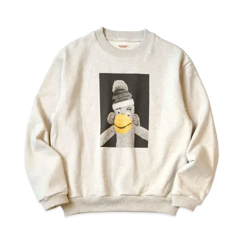 KAPITAL Top Fleece Crew Sweat "Kinari"