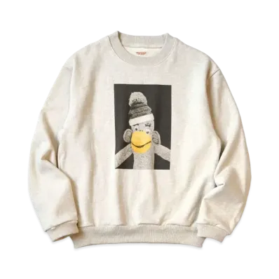 KAPITAL Top Fleece Crew Sweat "Kinari"