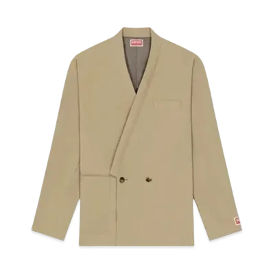 KENZO KIMONO Suit Jacket "Dark Beige"