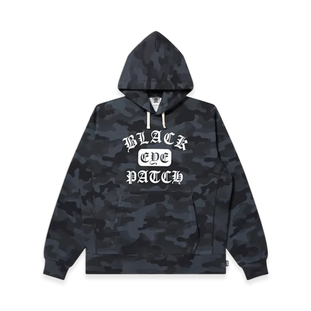 BlackEyePatch OE College Hoodie "Black Camo"