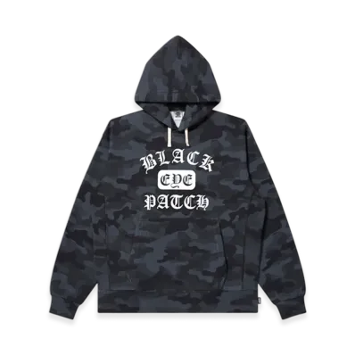 BlackEyePatch OE College Hoodie "Black Camo"