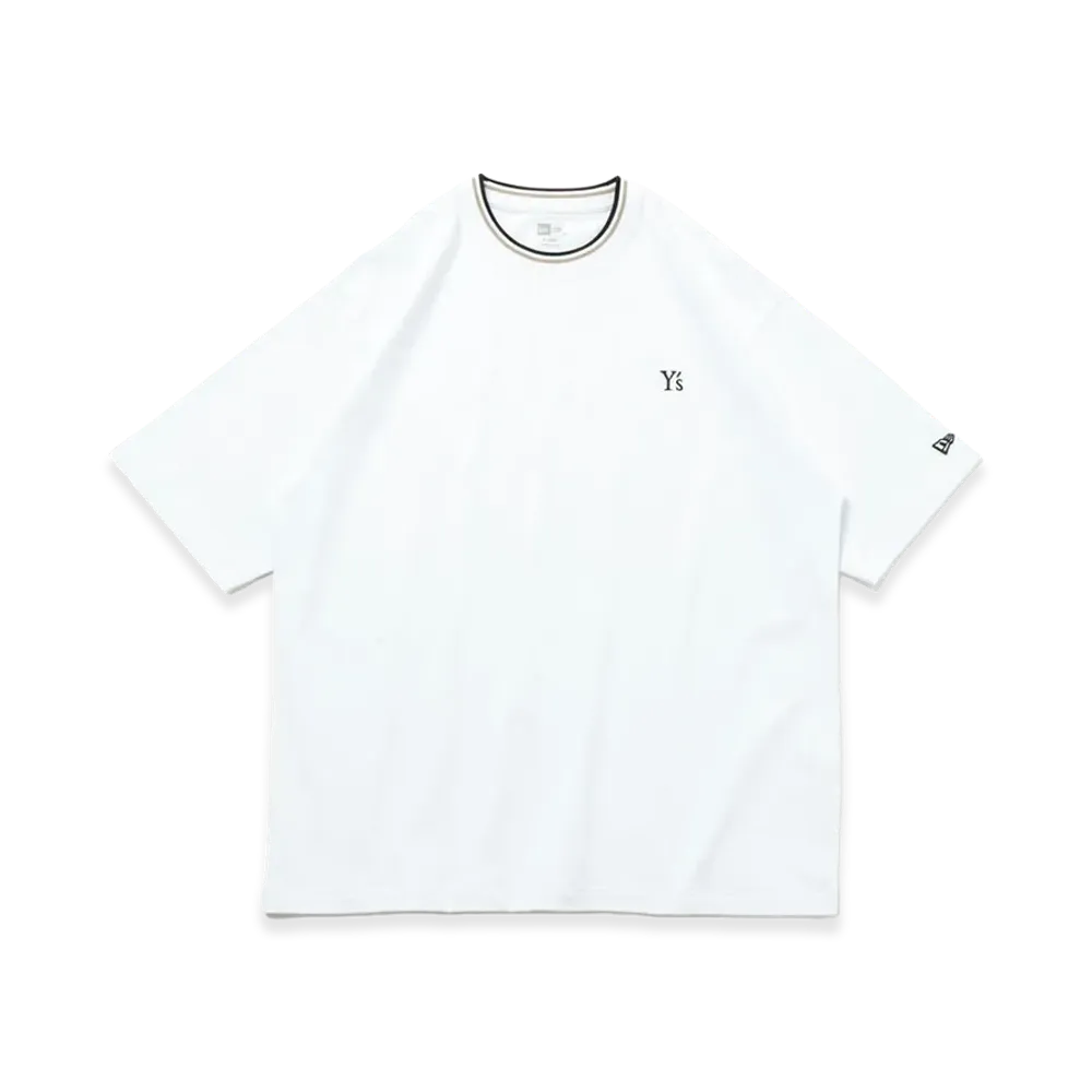 NEW ERA x Y's Short Sleeve Oversized Cotton T-Shirt SS26 Neck Color "White"