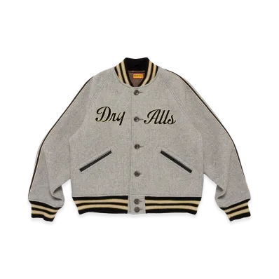 HUMAN MADE Wool Varsity Jacket "Gray"