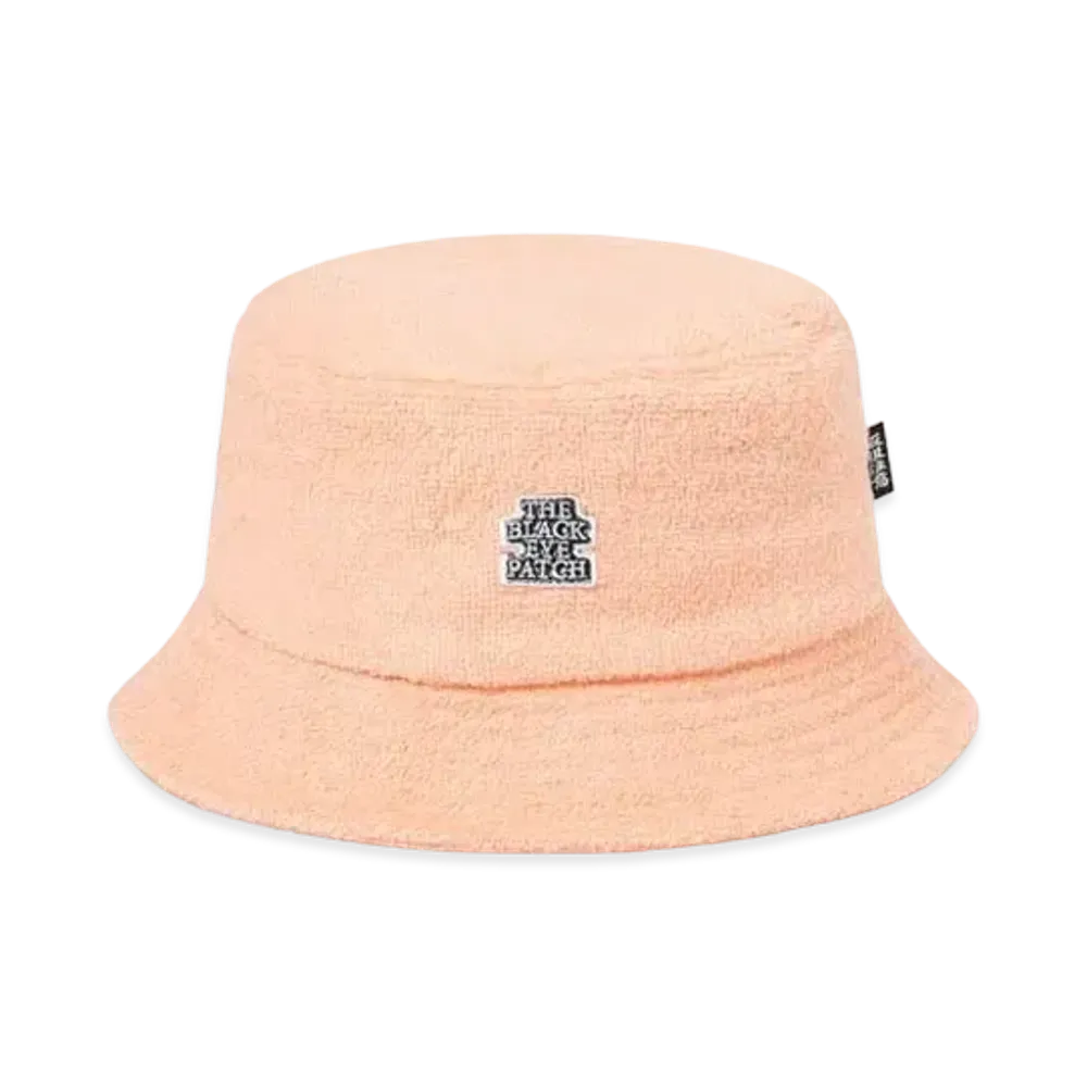 BlackEyePatch OG Label Pile Bucket Hat "Light Pink"