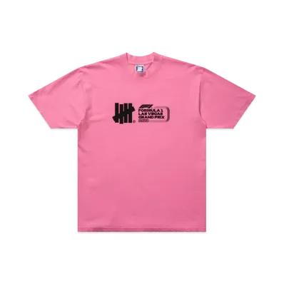 UNDEFEATED x F1 LVGP Logo S/S Tee "Pink"