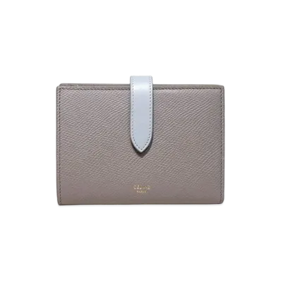 CELINE Medium Strap Wallet "Gray"