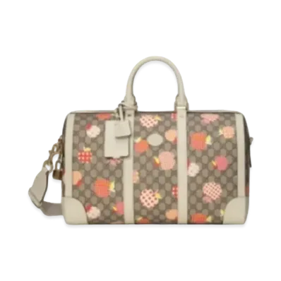 GUCCI GG Le Pomme Duffle "White"