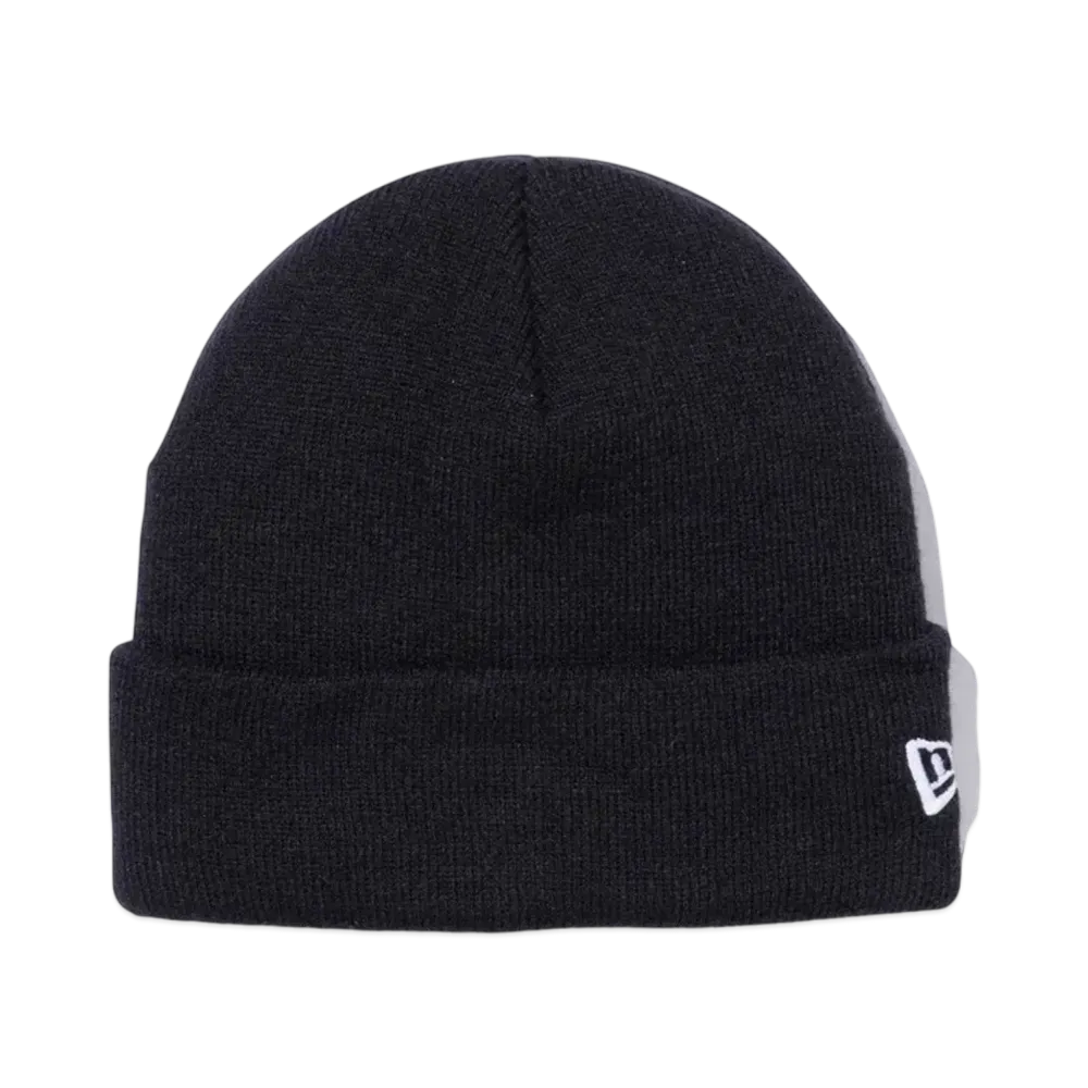 NEW ERA Kid's Basic Cuff Knit "Black/White"