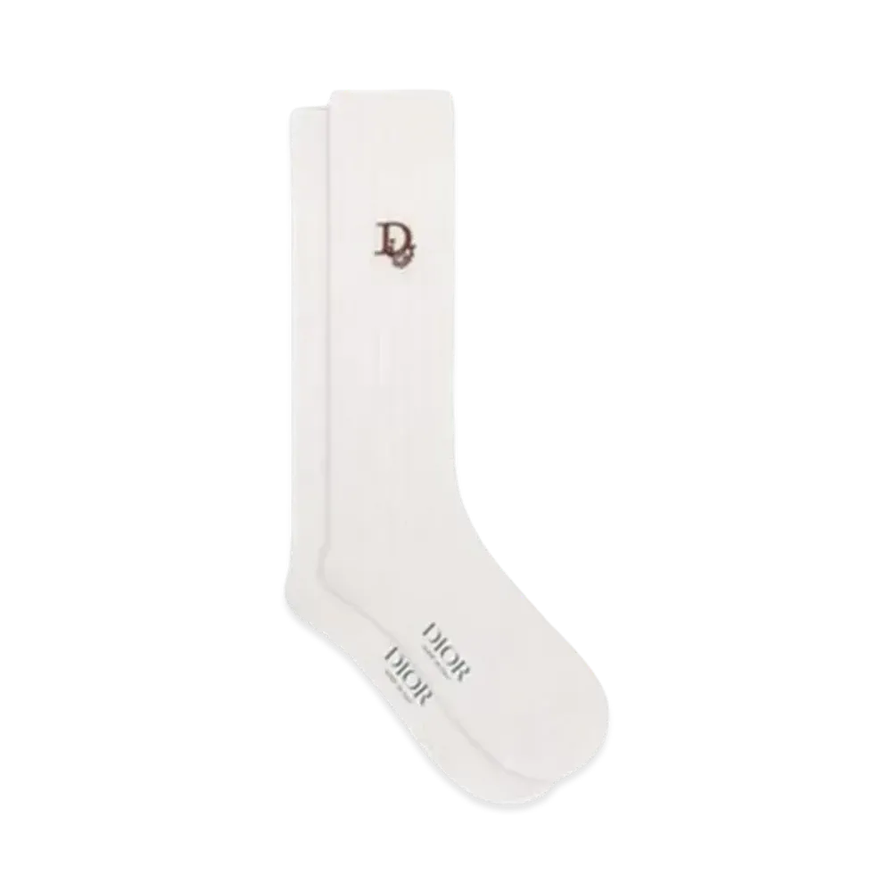 Dior Tears Socks (Cotton) "White"