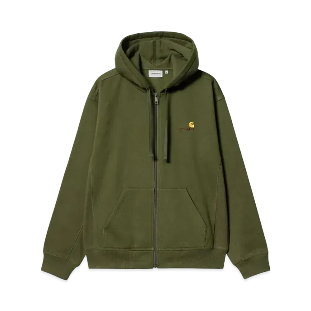 Carhartt WIP Hooded American Script Jacket "Tarragon"