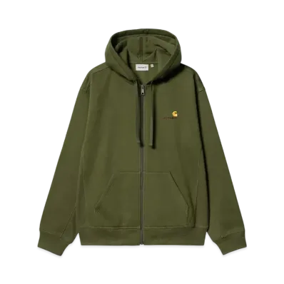 Carhartt WIP Hooded American Script Jacket "Tarragon"