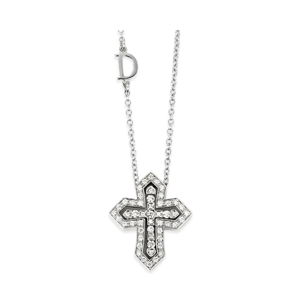 DAMIANI Women's Necklace Belle Epoque Crown "White Gold"