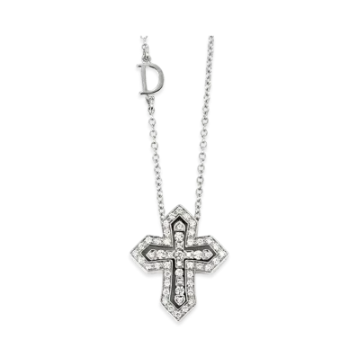 DAMIANI Women's Necklace Belle Epoque Crown "White Gold"