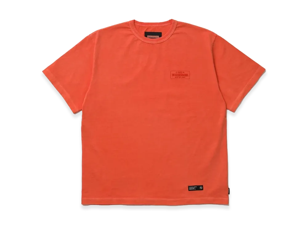 NEIGHBORHOOD Pigment Crewneck SS "Orange"